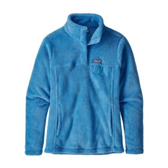 Patagonia Re-Tool Snap-T Deep-pile Pullover Polartec® Thermal Pro Blue Size M - Picture 1 of 8